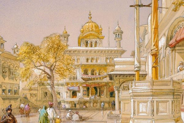 The Akal Takht and Harmandir Sahib complex, Amritsar — the religious institution that governed the limits of even Ranjit Singh's personal conduct