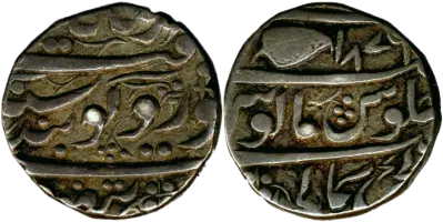 Sikh Mankera Rupee VS 1879