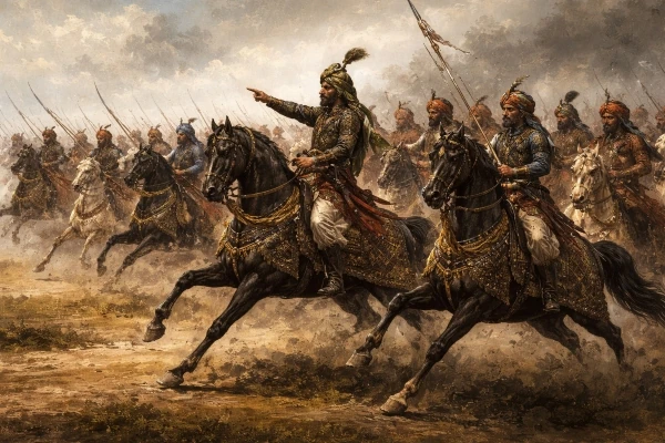 Charge of Sher Singh Attariwala at Chilianwala