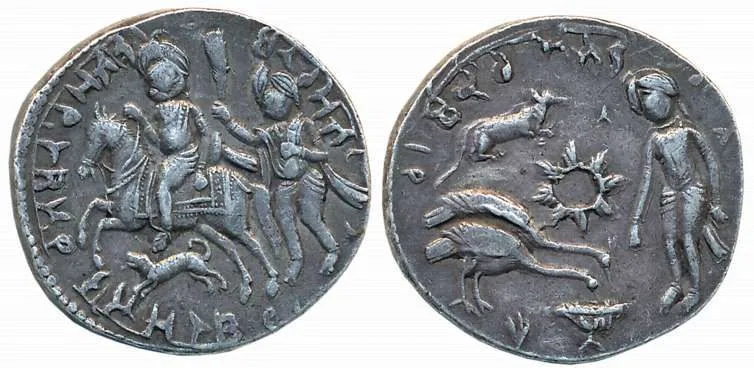 Bikramjit token, silver, 11.55 g — Oswal Auction 98, Mumbai, April 2023