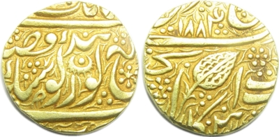 Fake Gold Mohur; Amritsar VS1884
