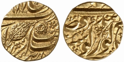 Amritsar, VS1877, Nanakshahi 1/2 Gold Mohur
New York Sale XVII (9 January 2008), lot 383

Listed for auction in January :
From the collection of Dr. Lawrence A. Adams. Ex New York Sale XVII (9 January 2008), lot 383; Dr. A.N. Brushfield Collection (Glendining’s, 2 November 1949), lot 70 (part of).

http://www.sikhcoins.in/showphoto.php?photo=869&title=amritsar-2c-vs1877-2c-1-2f2-gold-mohur&cat=525
