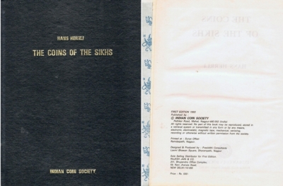 Hans Herrli - The Coins of the Sikhs, 1993
Published by 'Indian Coin Society, Nagpur' in 1993
