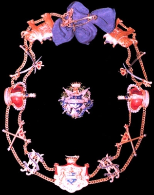 Kapurthala State - Nishan-i-Shahi, Collar Chain and Badge
