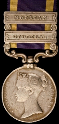 Punjab Medal, Clasps Goojerat & Mooltan
