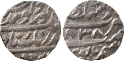 Lahore, VS1838 Rupee
https://www.sarc.auction/SIKH-EMPIRE-AR-rupee-11-17g-Lahore-VS1838_i10491100
