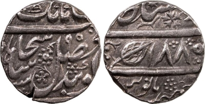 Lahore, VS1885/95 Rupee
https://www.sarc.auction/SIKH-EMPIRE-AR-rupee-11-08g-Lahore-VS1885-95_i10491112
