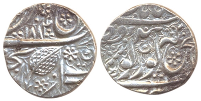 Amritsar, VS1884, Nanakshahi Rupee
