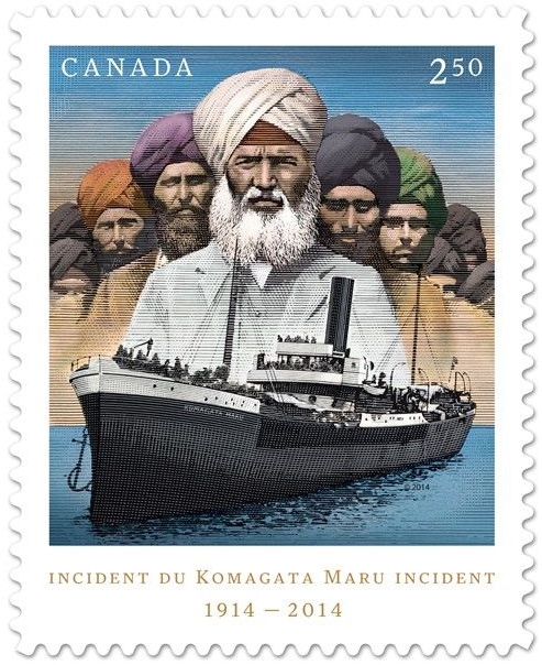 Canada 2014 Komagata Maru stamp