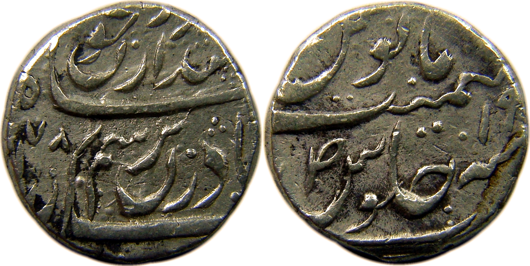 Patiala Ala Singh Rajashahi rupee AH1178/RY19, Sarhind Mint